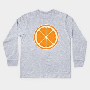 Orange Kids Long Sleeve T-Shirt